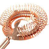 Stainless Steel Hawthorn Cocktail Strainer - Copper