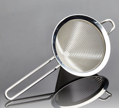 Cocktail Strainer Mesh Round - Stainless Steel