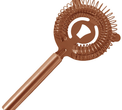 Stainless Steel Hawthorn Cocktail Strainer - Copper