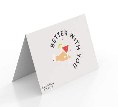 Cocktail Porter Greeting Card